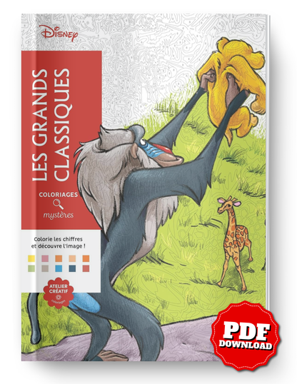 Disney Mystery Coloring Book – The Great Classics | Printable PDF Download