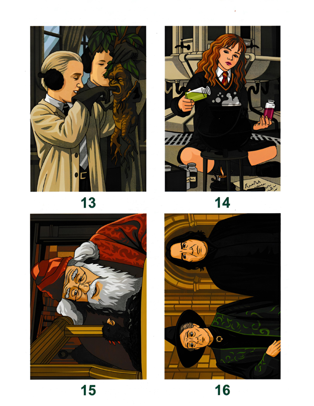 Harry Potter Color by Number Mystery Book – Magical Fantasy Coloring Pages