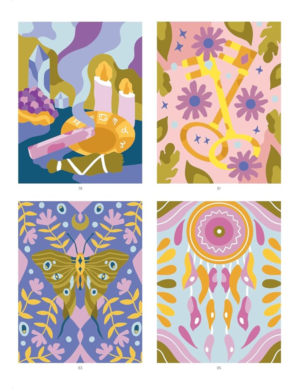 Witch Mystery Coloring Book | 40 Mystery Coloring Pages | Color by Number | Printable PDF | Digital Download