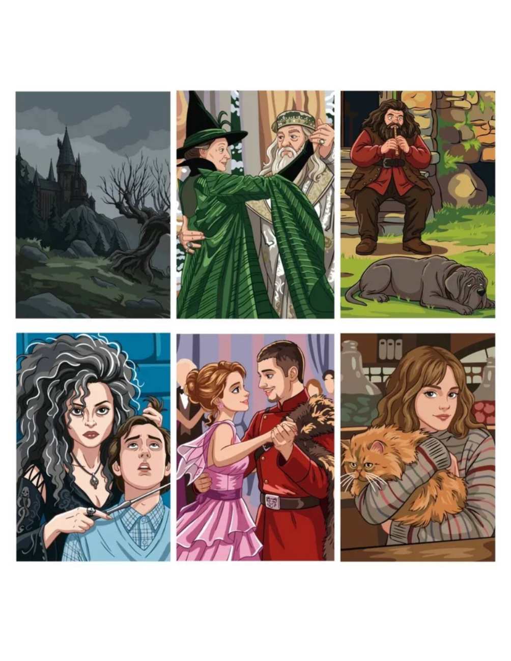 Harry Potter Mystery Coloring Book PDF | Wizardry & Magic Fantasy Coloring | Printable Digital Download