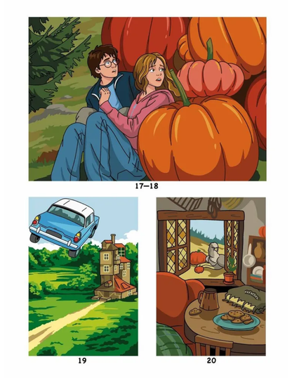 Harry Potter Mystery Color By Number Book | Printable PDF | Color by Number | Instant Digital Download