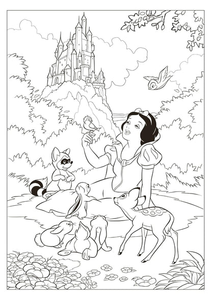 Disney Summer of Love – Grand Coloring Block (60 Pages)