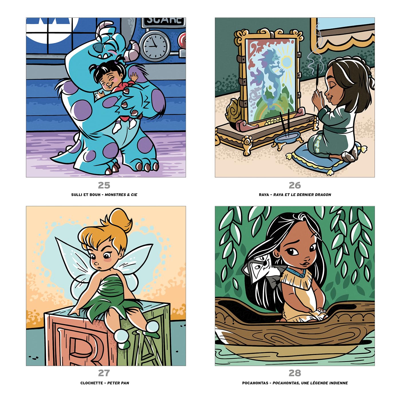 Petites poupées – Coloriages Mystère