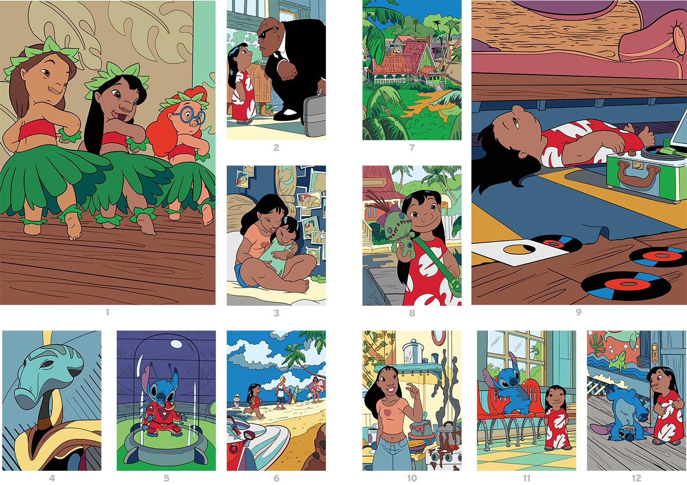 Color by Number – Stitch Adventures | Printable PDF & iPad Coloring Book (50 Pages)