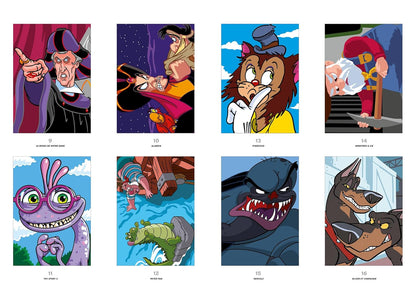 Disney Villains Mystery Coloring Book PDF – Color by Number Printable (100 Pages)