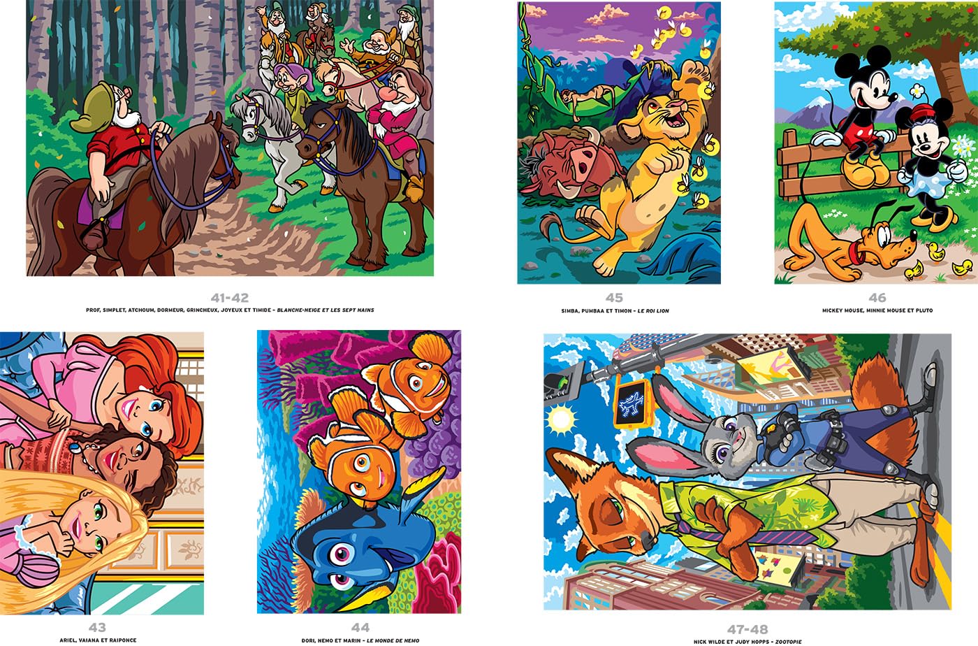 Disney Mystery Coloring Book Tome 13 (PDF) – Color by Number | 100 Printable Pages for Kids & Adults