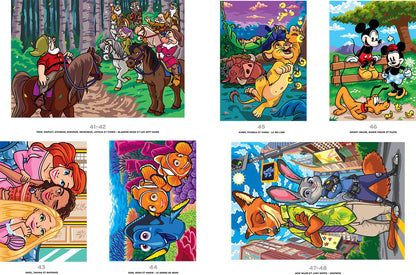 Disney Mystery Coloring Book Tome 13 (PDF) – Color by Number | 100 Printable Pages for Kids & Adults
