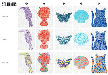 Symbol Mystery Coloring Book – 50 Pages | Printable & iPad-Friendly