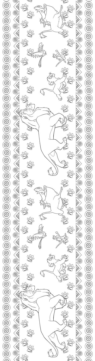 Cute Characters Coloring Bookmarks – 40 Printable Border-Style Designs (PDF)