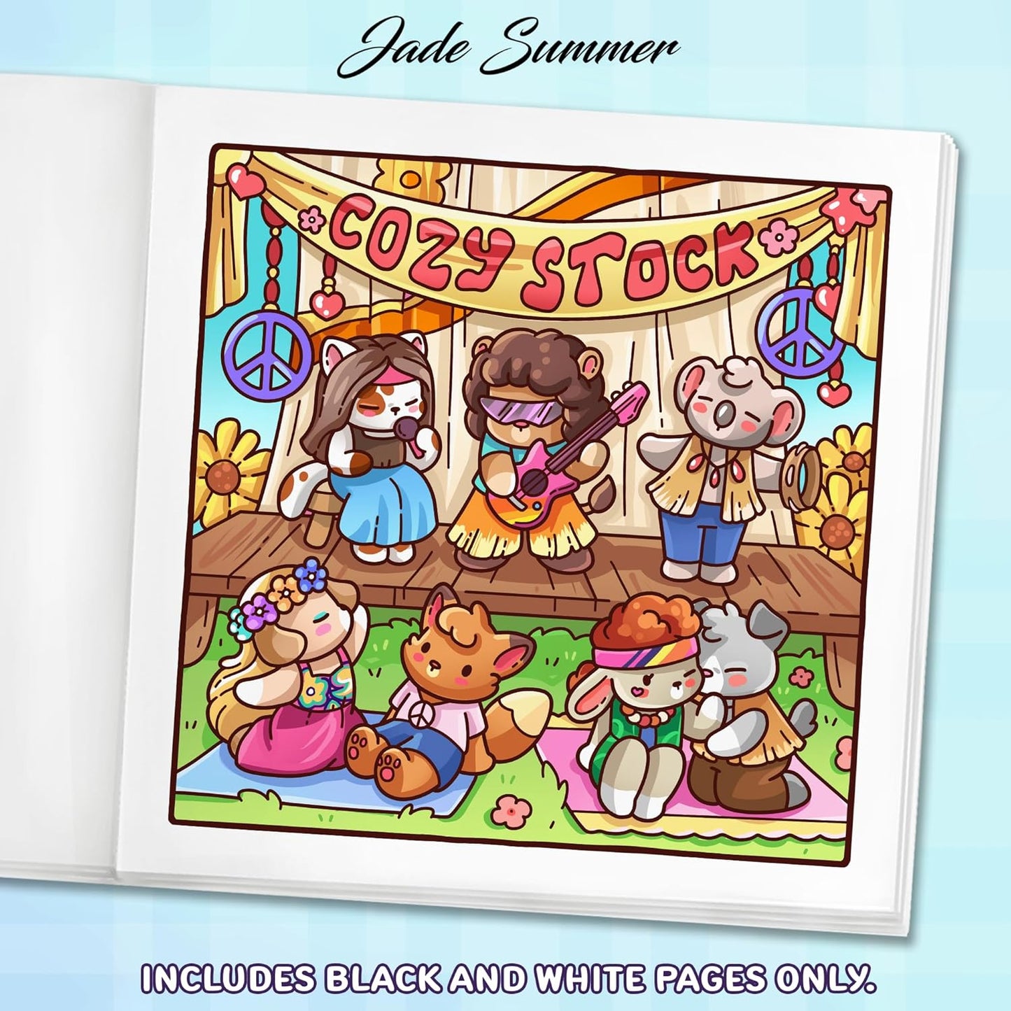 Cozy Eras 2: Cute Coloring Book for Adults and Teens with Charming Characters and Easy-to-Color Nostalgic Scenes for Relaxation