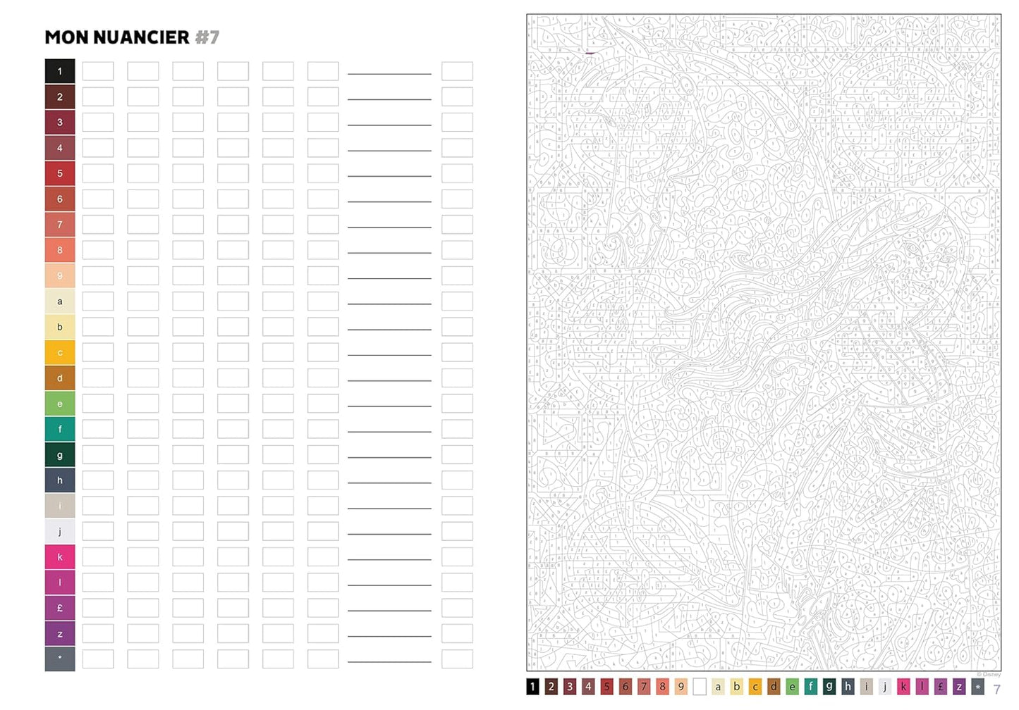 Disney Mystery Coloring – Horses Edition (50 Pages) | Printable & iPad-Friendly