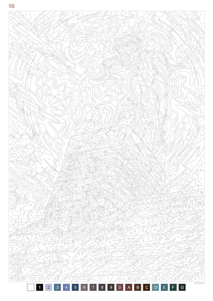 Disney Mystery Coloring Pad – Classic Characters | Printable PDF & iPad Color-by-Number Book