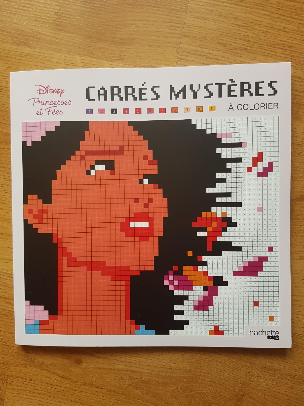 Disney Princesses & Fairies – Magic Squares Pixel Art Coloring Book