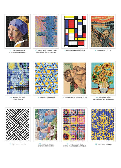 Mystery Color-by-Number – Masterpieces of Art Coloring Book (PDF)