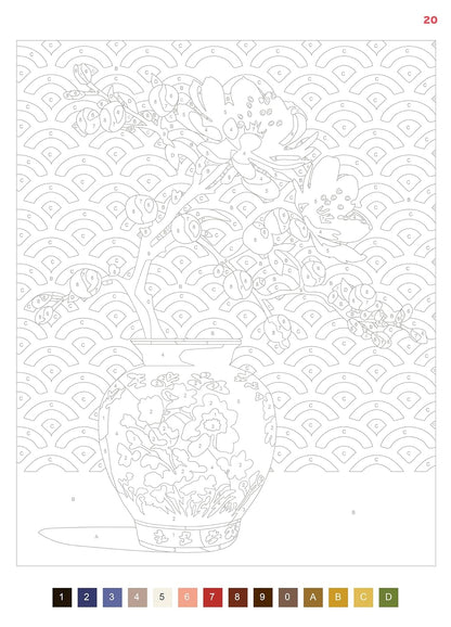 Serenity – Color by Number Book | 50 Relaxing Pages | Printable & iPad-Friendly