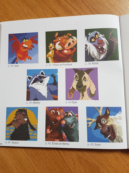 Disney Animals – Mystery Squares Pixel Art Coloring Book