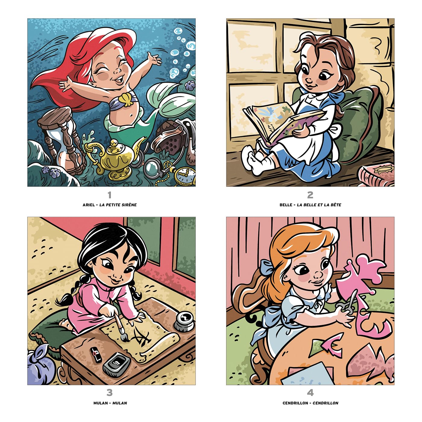 Petites poupées – Coloriages Mystère