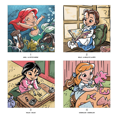 Petites poupées – Coloriages Mystère