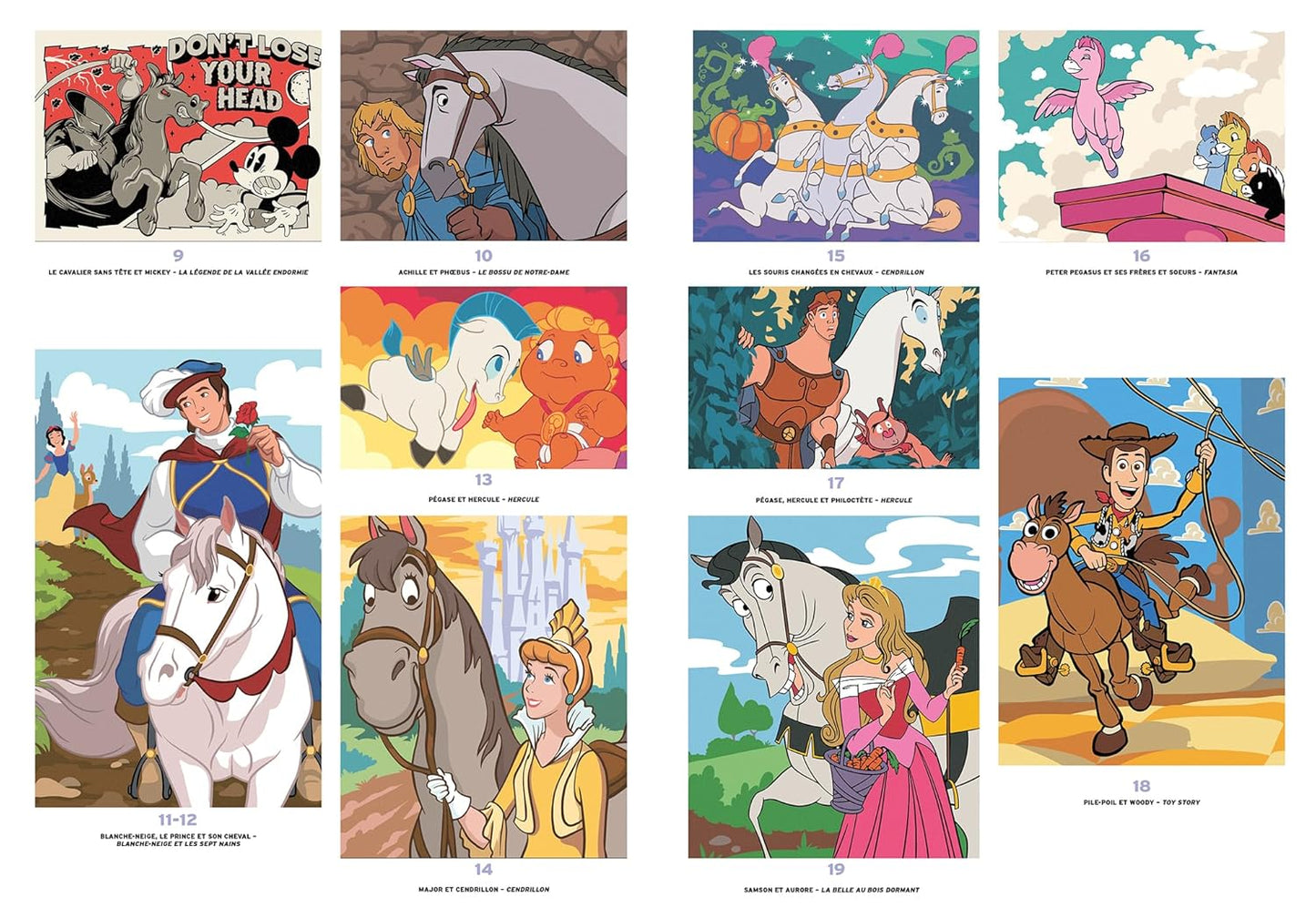 Disney Mystery Coloring – Horses Edition (50 Pages) | Printable & iPad-Friendly