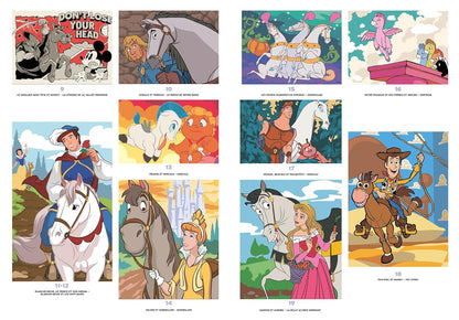 Disney Mystery Coloring – Horses Edition (50 Pages) | Printable & iPad-Friendly