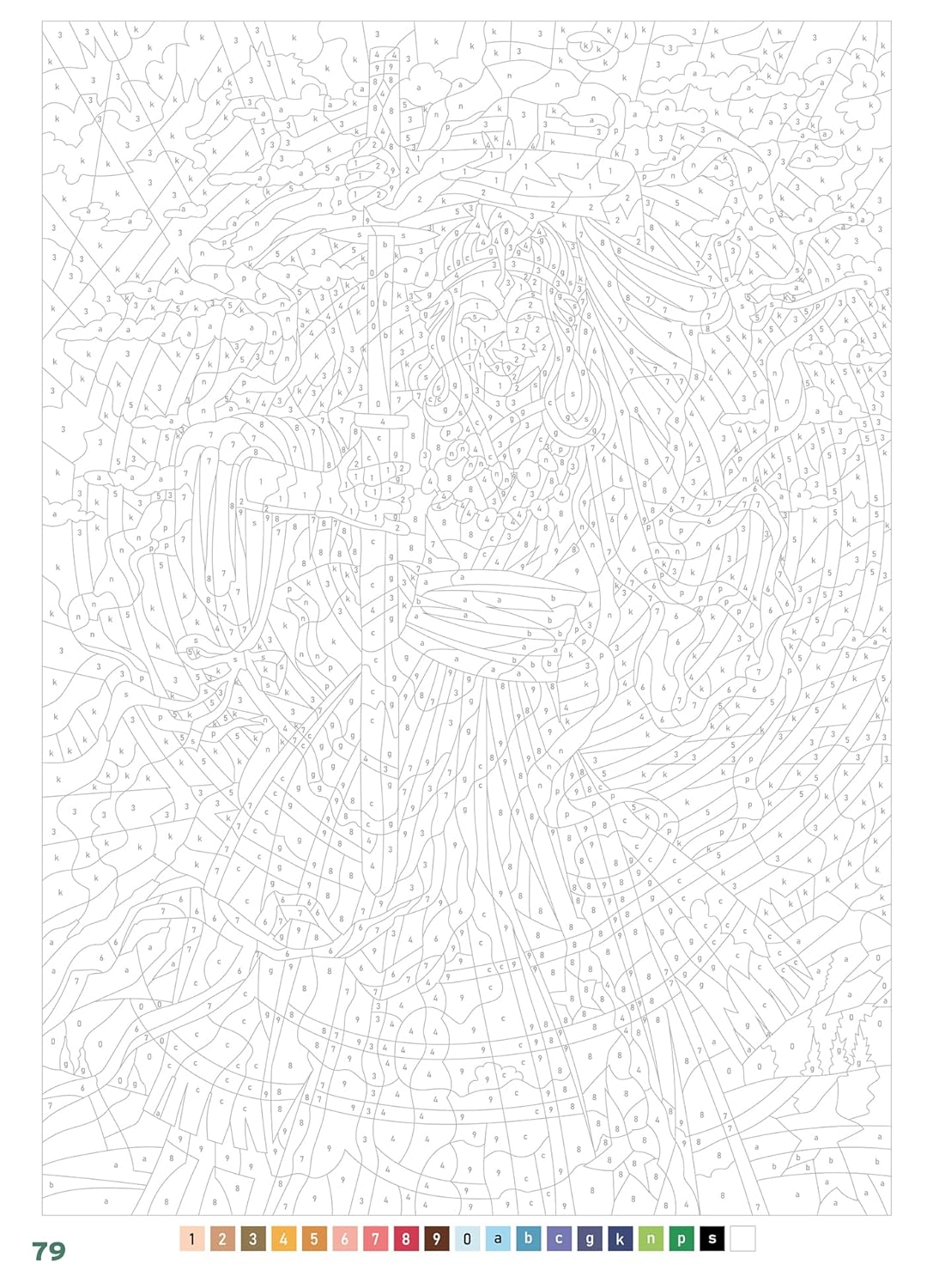 Mystery Color-by-Number – Myths of the World Coloring Book (PDF)