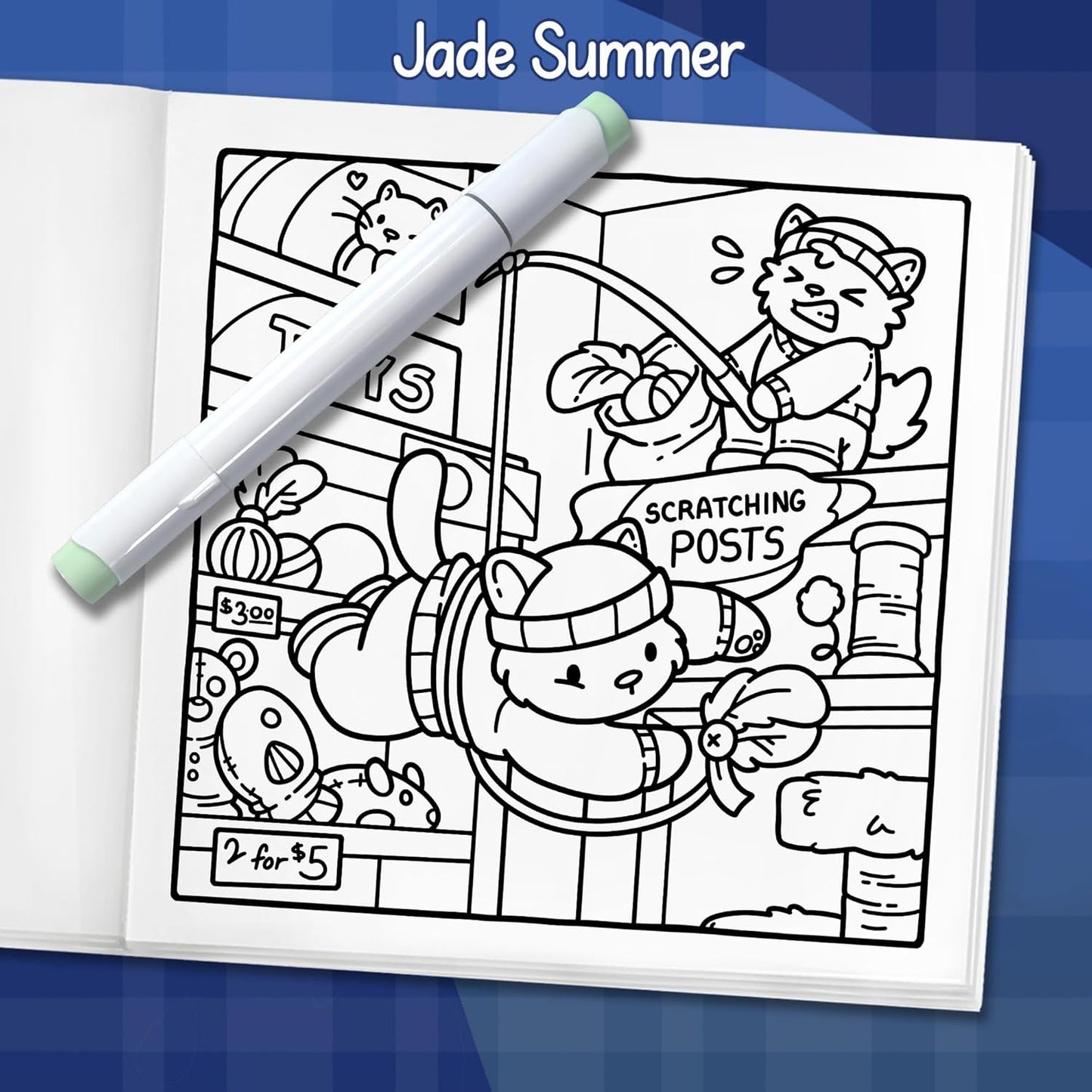 Cat Crimes: Cozy Coloring Book for Adults and Teens with Funny Scenes for Cat Lovers