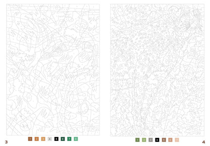 Cats & Felines Color by Number Book PDF – 100 Mystery Coloring Pages for Adults & Teens | Printable & iPad Coloring