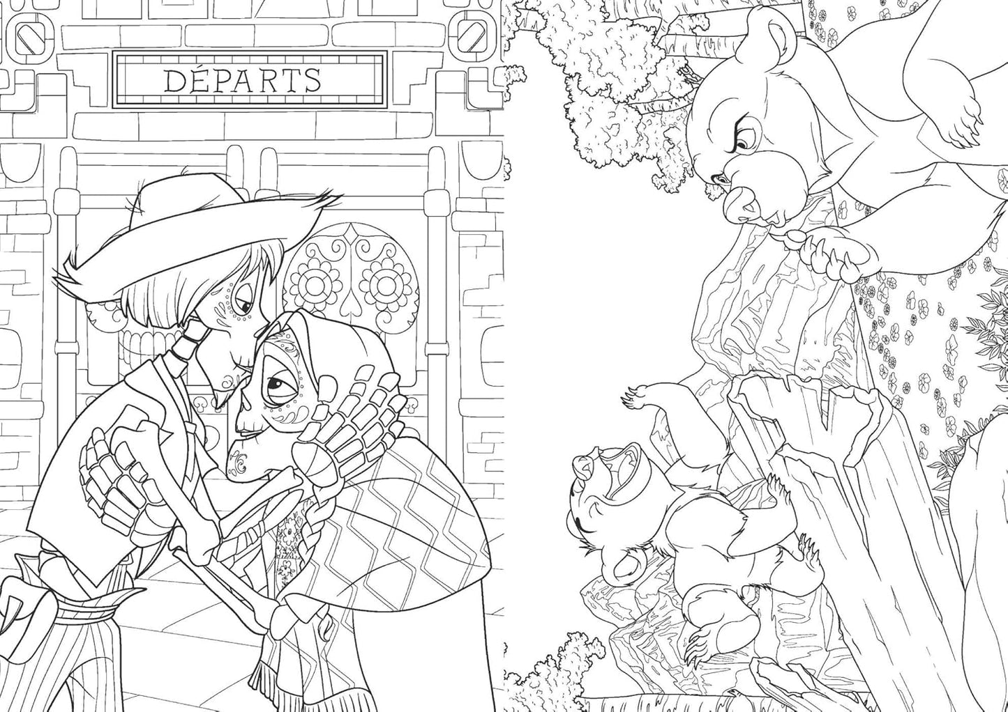 Disney Masterpieces Coloring Book – 100 Pages (Printable PDF)