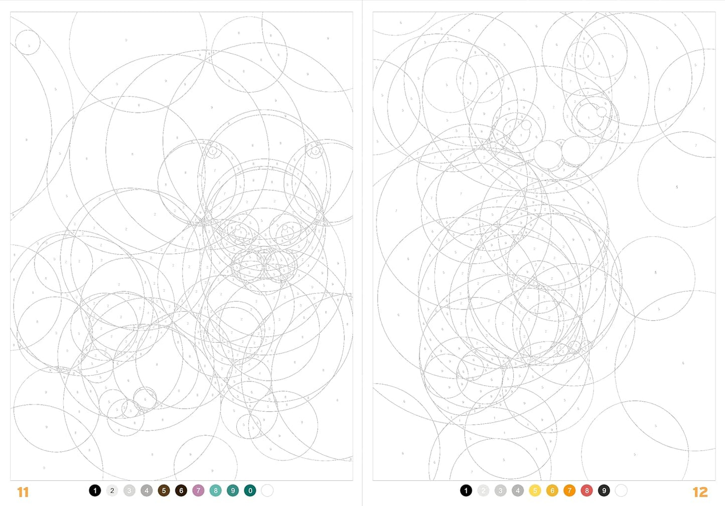 Magic Circles – Cats | Mystery Coloring Book