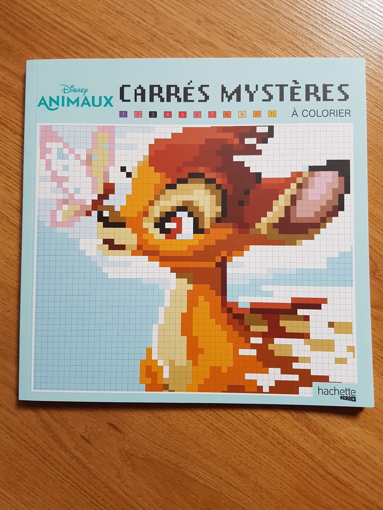 Disney Animals – Mystery Squares Pixel Art Coloring Book
