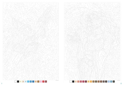 Disney Mystery Coloring – Fairies, Wizards & Magicians – Color by Number Book – Digital Download