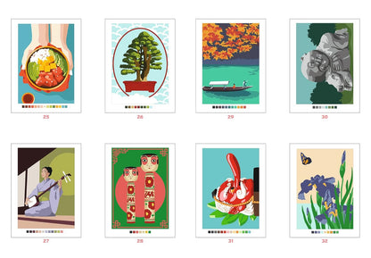 Mystery Coloring – Japan | Color by Number (Hachette Heroes)