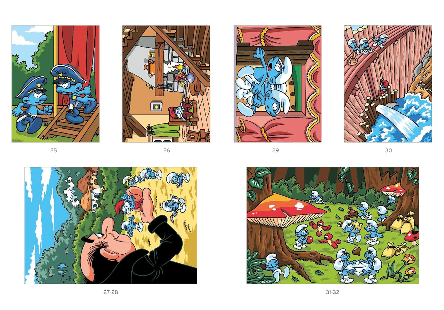 Smurfs Mystery Coloring Book – Volume 2 | Color-by-Number | Printable PDF
