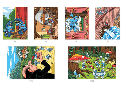 Smurfs Mystery Coloring Book – Volume 2 | Color-by-Number | Printable PDF