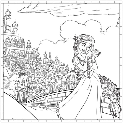 Disney – World Tour: Art Therapy Coloring Book (PDF)