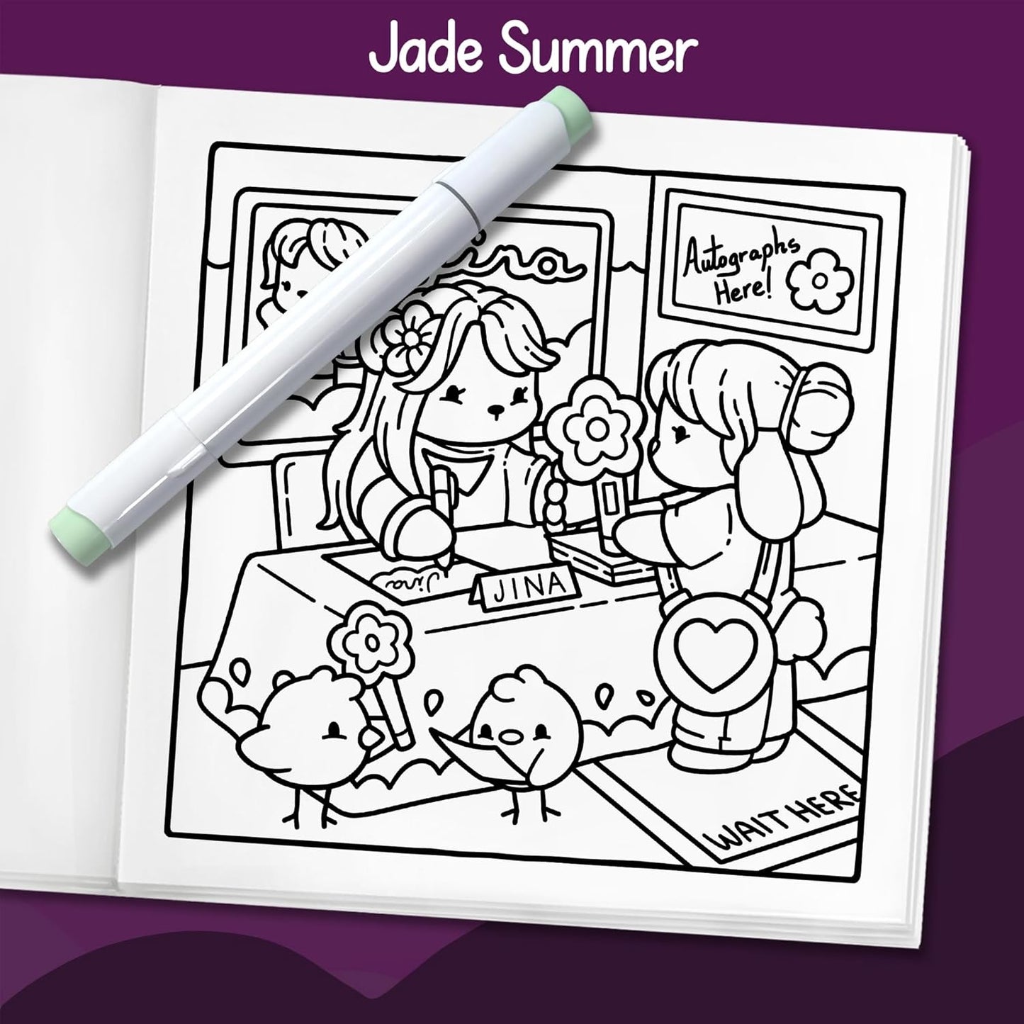 Cozy K-Pop: Cute Coloring Book for Adults and Teens Celebrating the Worldwide Music Sensation (Cozy Coloring Books)