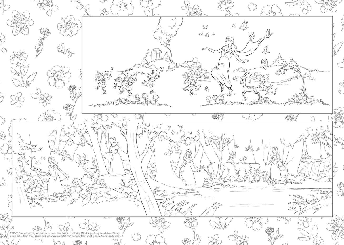 Fantasy Adventure Coloring Book PDF | Enchanted Kingdom, Magical Characters, Printable Coloring Pages