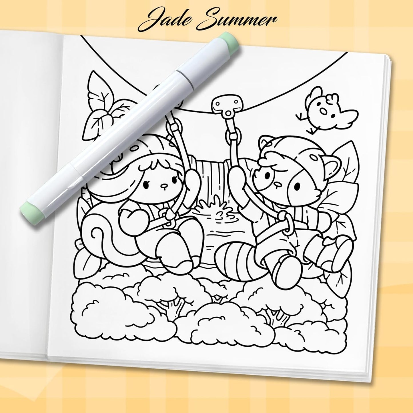 Cozy Hawaii: Cute Coloring Book for Adults and Teens with Charming Characters and Easy-to-Color Tropical Scenes for Relaxation