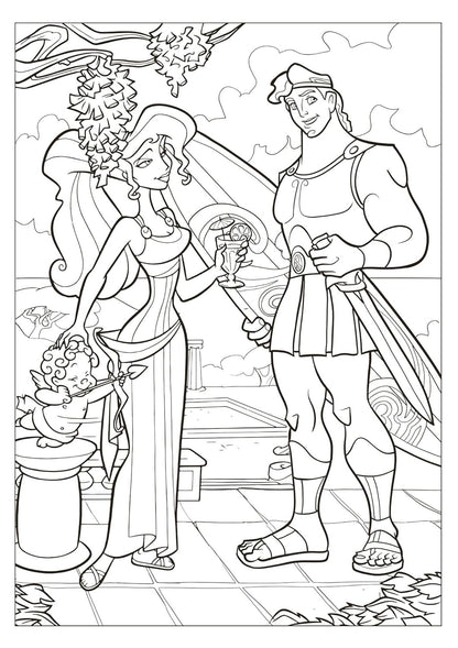 Disney Summer of Love – Grand Coloring Block (60 Pages)