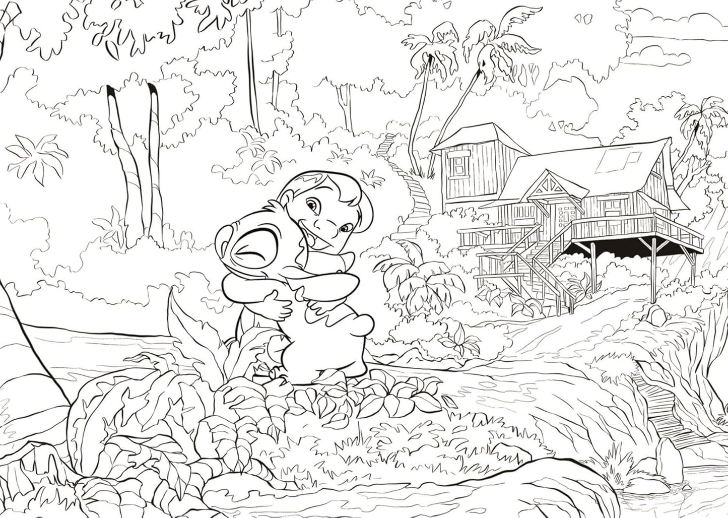 200% Stitch Coloring Book PDF – Mystery Color by Number, Mandalas & Scenes | Printable & iPad Friendly