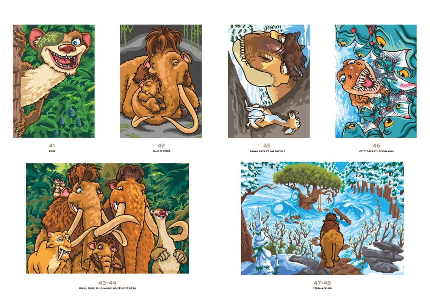 Mystery Coloring – Ice Age | Color by Number Reveal