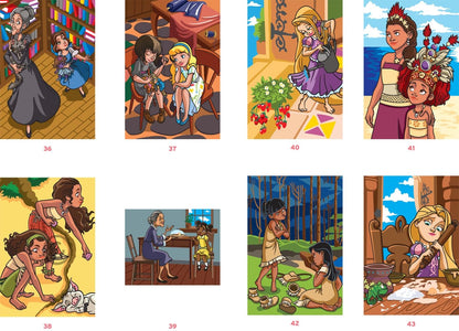 Disney Little Princesses – Mystery Coloring Book