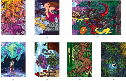 Mystery Color-by-Number – Fantastic Worlds Coloring Book (PDF)