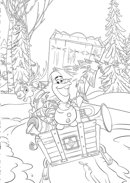 Disney Four Seasons – 100 Coloring Pages (Printable PDF)