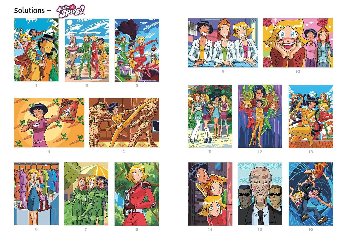 Totally Spies Mystery Coloring Book (PDF) – Color by Number | 50 Printable Pages for Kids & Adults