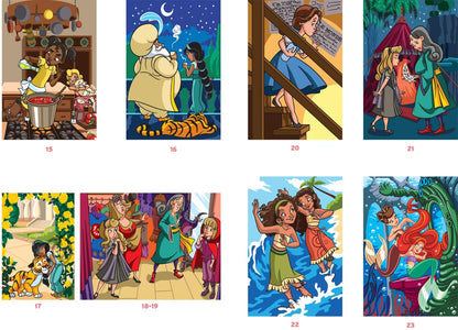 Disney Little Princesses – Mystery Coloring Book