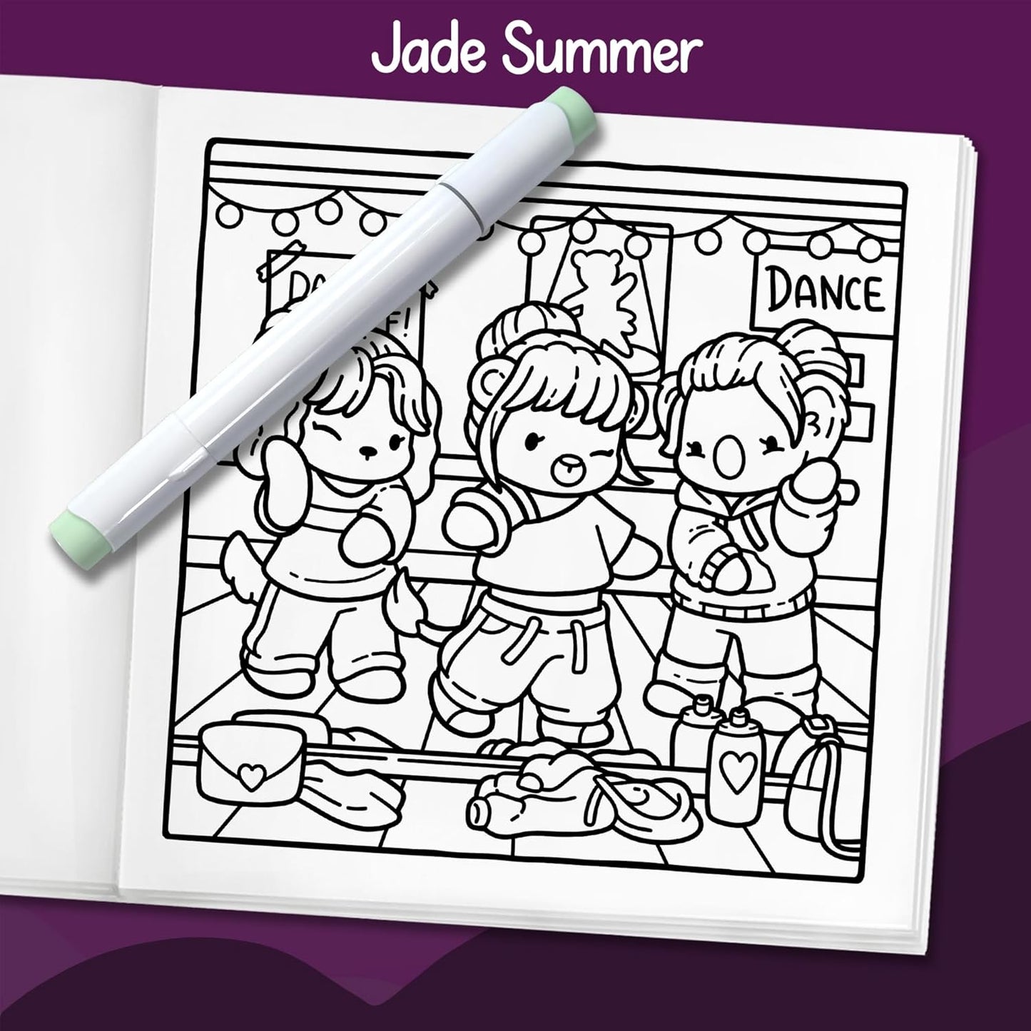 Cozy K-Pop: Cute Coloring Book for Adults and Teens Celebrating the Worldwide Music Sensation (Cozy Coloring Books)