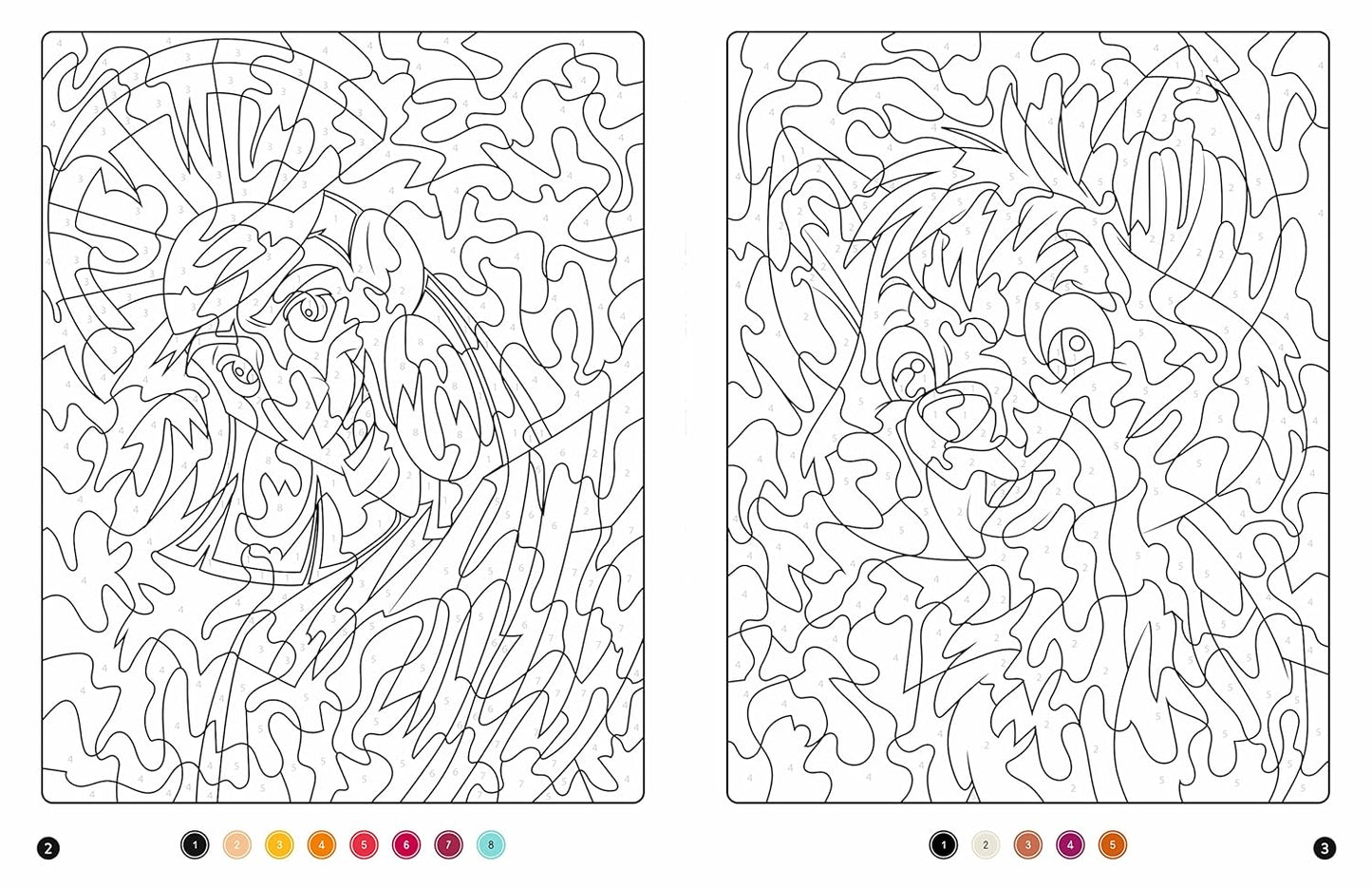 Disney Magic Color-by-Number – Classic Characters Mystery Coloring Book (PDF)