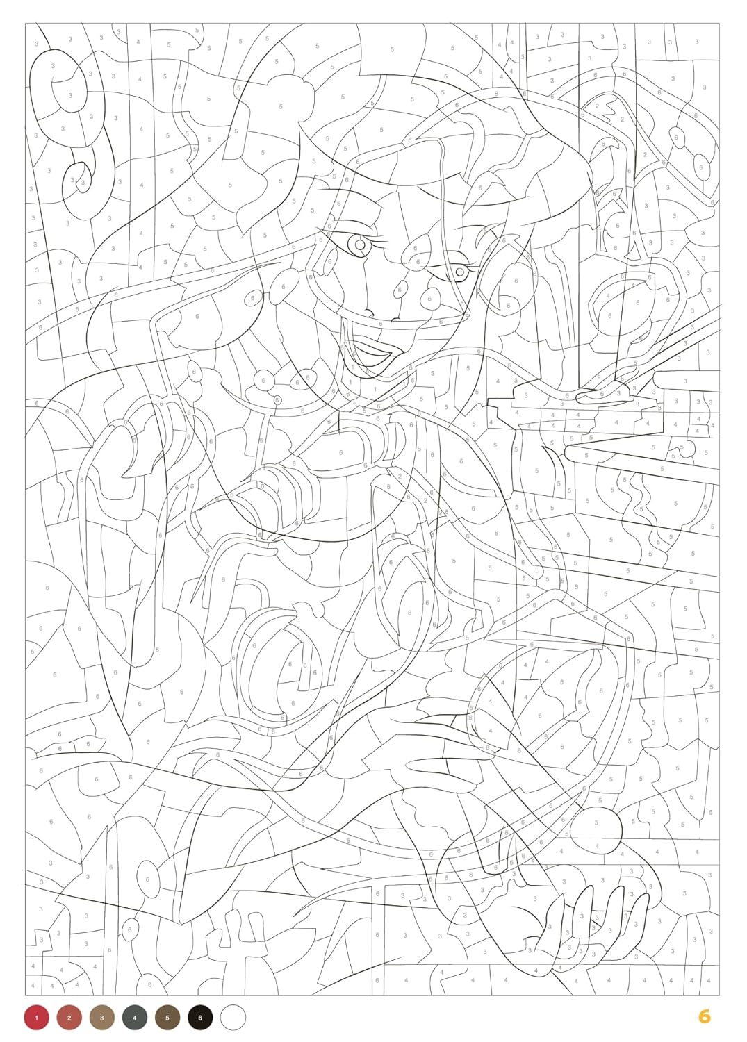 Disney Mystery Portraits Coloring Book | Color-by-Number | 100 Pages | Printable PDF