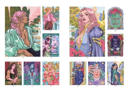 Mystery Color-by-Number – Romantasy Coloring Book (Fantasy Romance PDF)